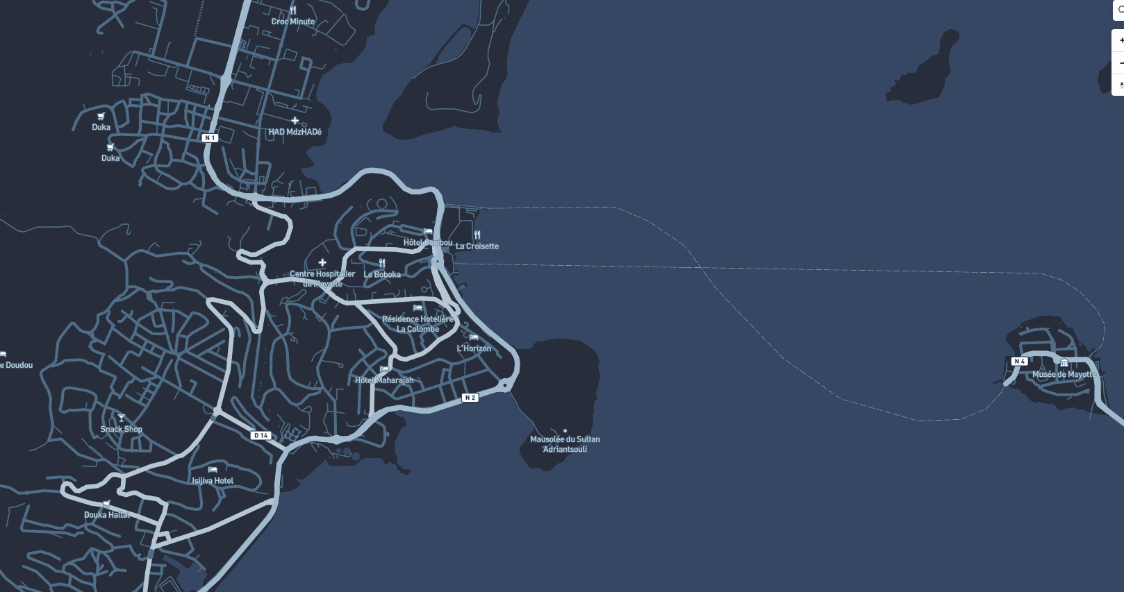Carte avec signalements